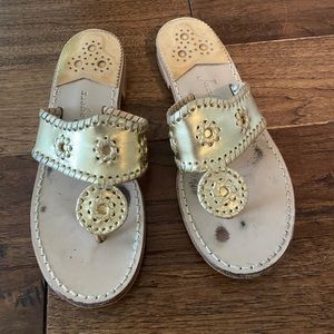 Jack roger gold sandals